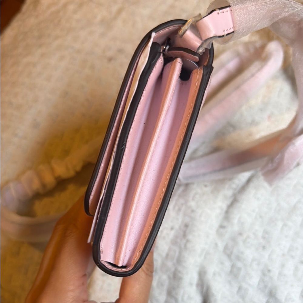 NWT Authentic Kate Spade Pink Braelynn Leather Crossbody Bag - Picture 9 of 9